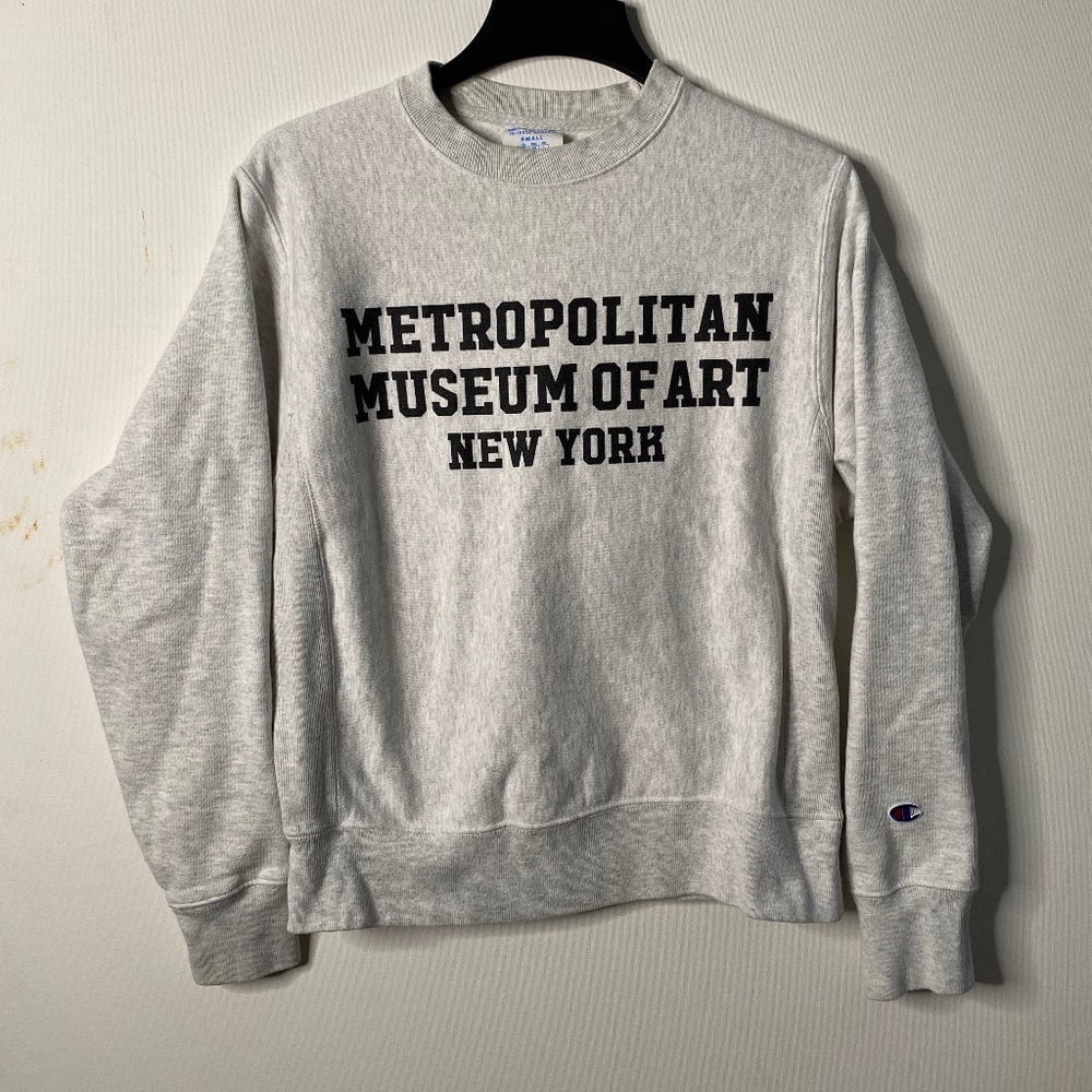 The MET x Champion Campus Sweatshirt – Gray – S